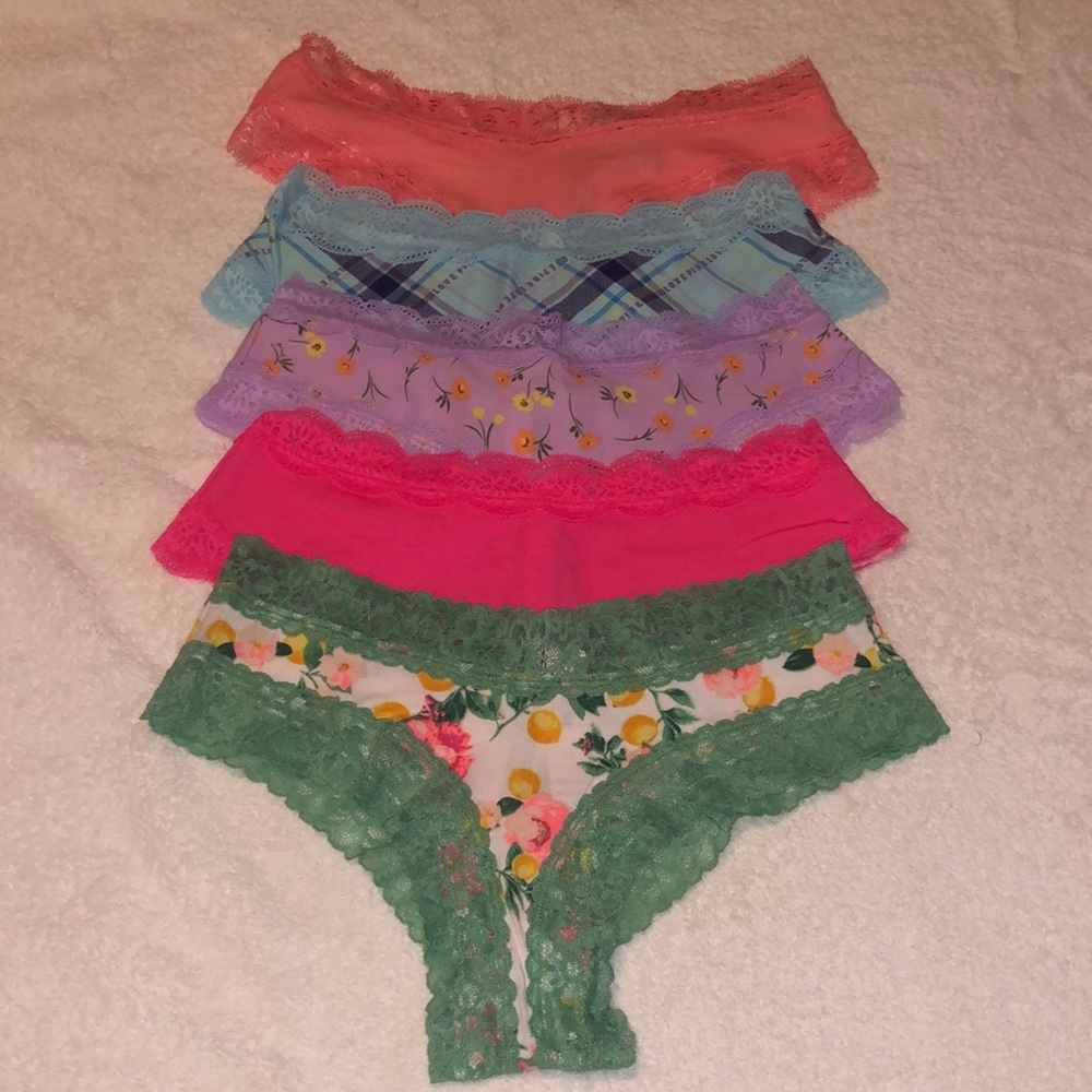 NWT Lot of 5 victorias secret panties